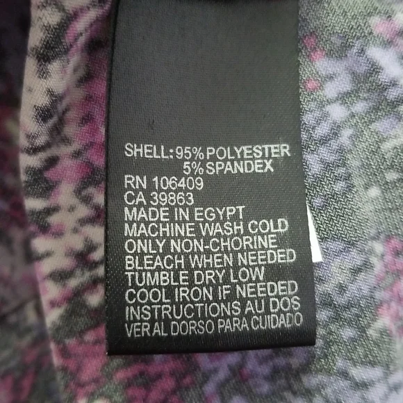 Tahari Printed Sleeveless Top - Picture 6 of 6